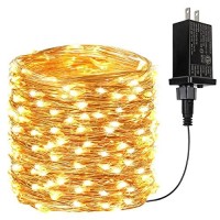 66Ft 200 Led Fairy Lights Plug In, Waterproof String Lights Outdoor 8 Modes Christmas Lights Bedroom Decor, Twinkle Lights For Girl'S Room Garden Christmas Decorations (Warm White)