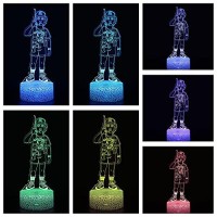 Magiclux 3D Illusion Dustin Figurine Night Light, 16 Colors Changeable Desk Lamp With Remote Control Kids Bedroom Decoration, Creative Lighting For Kids Birthday Christmas Gifts