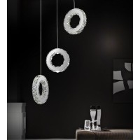 Led Multi Light Pendant With Chrome Finish