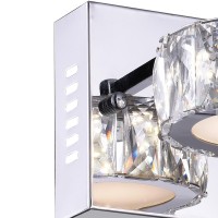 Led Bathroom Sconce With Chrome Finish