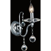 1 Light Wall Sconce With Chrome Finish