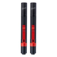 Milwaukee 2105P Penlight 100 Lumen With Protective Rubber Bite Zone, Waterproof, Dustproof 3Hr Run Time, High Beam,43M Distance, Value 2-Pack