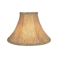 Aspen Creative 58101, Bell Uno Lamp Shade, Gold, 4