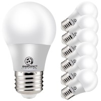 Energetic Lighting Led Refrigerator Bulb 40 Watt Equivalent, 3000K Warm White, Dimmable A15 Ceiling Fan Light Bulbs, E26 Base, Ul Listed, 6 Pack