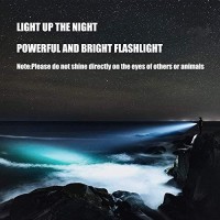 Cybbo Super Bright Led Spotlight Rechargeable Flashlight 10000 Lumen Handheld Spotlight 10000Mah Long Lasting Torchlight Searchlight Flood Fishing Hiking Camping Flashlight Usb Output With Tripod