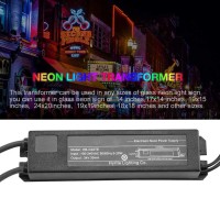 Vikye Neon Light Transformer, 3Kv 30Ma 5-25W Neon Light Sign Electronic Transformer Power Supply