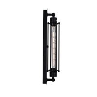 1 Light Wall Sconce With Black Finish