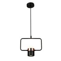 Led Down Mini Pendant With Black Finish