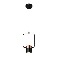 Led Down Mini Pendant With Black Finish