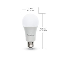 Energizer Connect Smart A19 Led Bright Multi-White Light Bulb With Voice Control And Remote Access Through Your Smartphone | Compatible With Alexa And Google Assistant