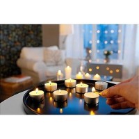 Zion Judaica Quality Tealight Candles 6 Hour Long Burn Time Unscented Set Of 200 Stark White