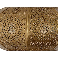 Marusthali Modern Turkish Lamp, Antique Indian Moroccan Lamp, Metal Ceiling Light Hanging Lantern Lamp-Ceiling Lights Home Lantern Pendant, Oriental Arabian Hanging Lamp (33 X 25 Cm, Dark Gold)