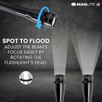 Maglite Mini Led Flashlight Ultra Bright 127 Lumens Adjustable Beam Waterresistant Ipx4 Shock Resistant 2 Power Modes In