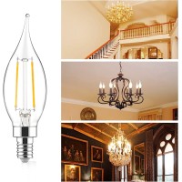 Sengled E12 Candelabra Bulb 60W Equivalent Led Chandelier Light Bulbs 5W Dimmable E12 Led Bulb 2700K Soft White 450Lm Candelab