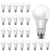 Energetic 24 Pack A19 Led Light Bulb, 40 Watt Equivalent Daylight 5000K, E26 Standard Base, Ul Listed, Non-Dimmable Led Light Bulb