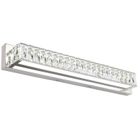 Zuzito 30 Inch Led Bathroom Crystal Vanity Lighting Fixtures Over Mirror Modern Bath Bar Lights Lamp White Light