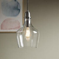 pIlluminate your home decor with the simple industrial style of the Hampton Hill Auburn Pendant Featuring a bellshaped glass shade this ceiling pendant has a drop down height of 72inches and must be hardwired to your ceiling A bronze metal finish complete