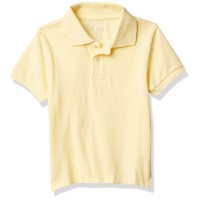 The Childrens Place Boys Short Sleeve Uniform Polo Shirt, New Yellow, 2T Us