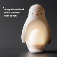 This cute penguin is perfect for your little ones nursery Use it as a reassuring night light from birth with its comforting dimmable glow Turn it up bright for late night diaper changes or dim it down to resettle baby back to sleep Then from 18 months on 