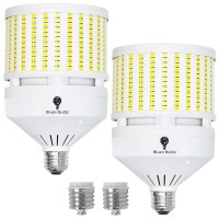 1000W Equivalent Led Corn Light Bulb 20000 Lumen 6000K Daylight 150W E26 Base With E39 Adapter 120V Large Area Corn Bulb For Indoor Garage Light Bulb Warehouse Workshop Barn High Bay 150W Led Bulb