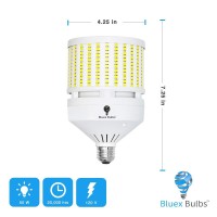 1000W Equivalent Led Corn Light Bulb 20000 Lumen 6000K Daylight 150W E26 Base With E39 Adapter 120V Large Area Corn Bulb For Indoor Garage Light Bulb Warehouse Workshop Barn High Bay 150W Led Bulb