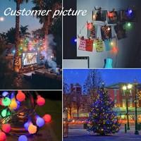 33 Feet 100 Led Mini Globe String Lights, Fairy String Lights Plug In, 8 Modes With Remote, Decor For Indoor Outdoor Party Wedding Christmas Tree Garden, Multicolored