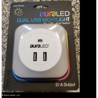 Tzumi Aura Led Dual Usb Nightlight