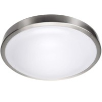 Jackyled 3 Color Temperature Led Flush Mount Ceiling Light Brushed Nickel 12