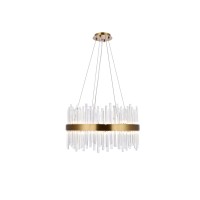 Dallas 16 Light Gold Chandelier Clear Royal Cut Crystal