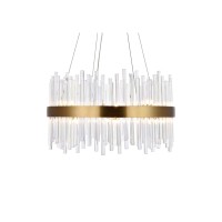 Dallas 16 Light Gold Chandelier Clear Royal Cut Crystal