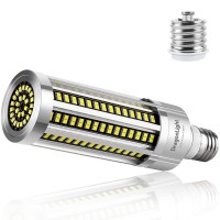 Dragonlight 25W Corn Led Light Bulb Fanless (250 Watt Equivalent) E26/E39 Large Mogul Base Led Lamp 6000K Daylight 3,000Lm