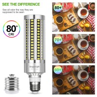 Dragonlight 25W Corn Led Light Bulb Fanless (250 Watt Equivalent) E26/E39 Large Mogul Base Led Lamp 6000K Daylight 3,000Lm