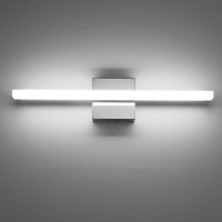 Combuh Led Vanity Lights Bar 24 Inch Bathroom Light Fixtures 14W Ip44 Over Mirror Lighting Indoor Wall Sconces Modern Cool White 6000K For Washroom