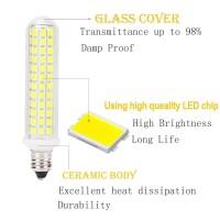 G Mgy Oled E11 Led Bulb, Led E11 Dimmable, E11 Mini Candelabra Base, 100W 120W Halogen Bulb Replacement, 9W, 1100Lm, Ac110V-130V, For Indoor Decorative Lighting (White 6000K 2-Pack)