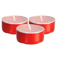 Candlenscent Richly Scented Tealight Candles, 30 Pack Tea Lights - Valentines Day Red Rose Petals Fragrance - Floral Collection, Made In Usa.