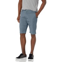 Feel the freedom of the road with the Volcom Vmonty Stretch chino Short This short includes front Volcom logo button two side pockets and two back welt pockets Volcom embroidery on the leg signature asymmetrical back yoke and zipper fly closure 22 Inch Ou