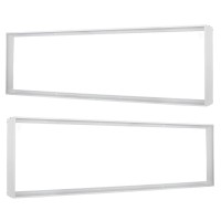 Description These surface mount kits are suitable for commercial or residential use ideal for offices schools hospitals and medical facility where troffer panel drop ceiling light installation is required Specific Installation Steps for Reference 1 Assemb