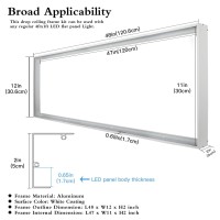 Description These surface mount kits are suitable for commercial or residential use ideal for offices schools hospitals and medical facility where troffer panel drop ceiling light installation is required Specific Installation Steps for Reference 1 Assemb