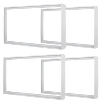 Description These surface mount kits are suitable for commercial or residential use ideal for offices schools hospitals and medical facility where troffer panel drop ceiling light installation is required Specific Installation Steps for Reference 1 Assemb