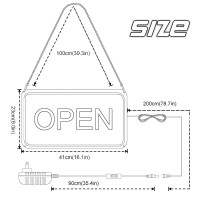 Open Signs For Business Cob Chip Led Neon Open Sign 16X 9 Bright Electric Light Up Open Signs With Onoff Switch Adapter F