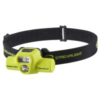 Streamlight 61460 Usb Haz-Lo 250-Lumen Intrinsically Safe Rechargeable Headlamp With 120V Ac Cord, Elastic Head-Strap, Rubber Hard-Hat Strap And 3M Dual Lock, Yellow