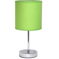 A lovely inexpensive and practical table lamp to meet your basic fashion lighting needs This mini lamp features a chrome base and fabric shade Perfect for living room bedroom office kids room or college dormFeatures Fabric shade Mini chrome base Perfect f