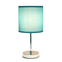 A lovely inexpensive and practical table lamp to meet your basic fashion lighting needs This mini lamp features a chrome base and fabric shade Perfect for living room bedroom office kids room or college dormFeaturesFabric shadeMini chrome basePerfect for 