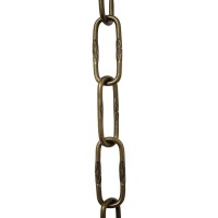 Rch Hardware Chs5840Ab3 Steel Chandelier Chain Antique Brass 3 Feet