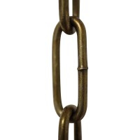 Rch Hardware Ch-S59-04-Ab-10 Steel Chandelier Chain, Antique Brass (10 Feet)