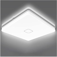 Airand 5000K Led Ceiling Light Flush Mount Ceiling Lamps 18W Led Ceiling Light Fixture,10.6 Inch Square Led Light Fixture For Home & Office, Hallway With 180Pcs Led Chips, 1800Lm, 80Ra+ (Cool White)