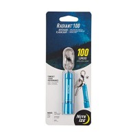 Nite Ize R100F-03-R7 Radiant 100 Keychain Edc Flashlight, Blue