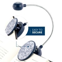 Withit Dabney Lee Clip On Book Light - Bruno - Led Reading Light With Clip For Books, Ebooks, Dimmable, Reduced Glare, Portable, Lightweight, Cute Bookmark Light For Kids, Adults, Batteries Included