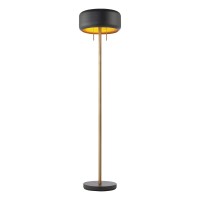 Globe Electric By Novogratz 67346 Dark Grey Floor Lamp With Chain Pull Switch Standing Lamp For Livingroom And Bedroom Home De