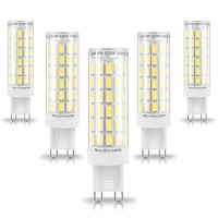 Ziomitus G9 Led Bulbs Replace 75 Watt 80W 100 Watt T4 Halogen,Daylight Cool Bright White 6000K,1000Lm,Ac120V G9 8W Led Corn Light Bulb For Bathroom Vanity Ceiling Wall Lighting,Non-Dimmable,5Pack